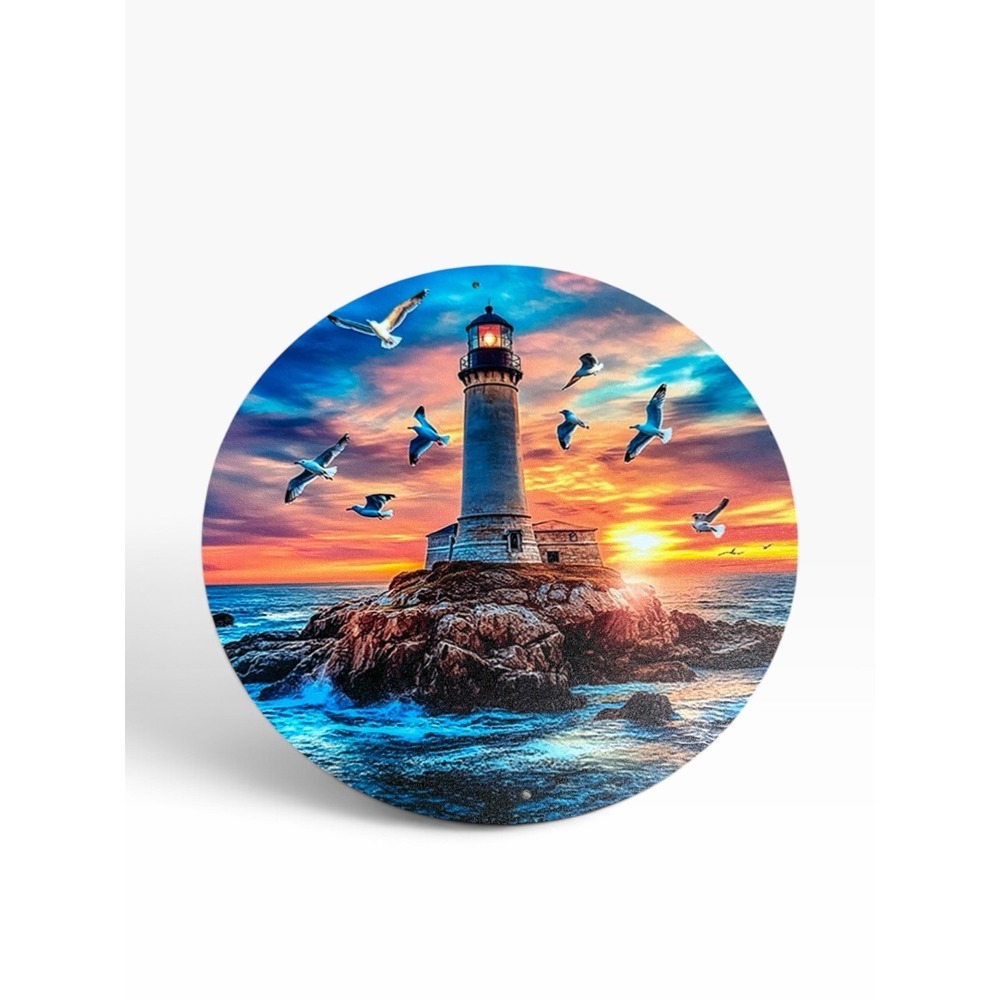 New Novelty Collectible Metal Sign LIGHT HOUSE beach birds water lake rocks